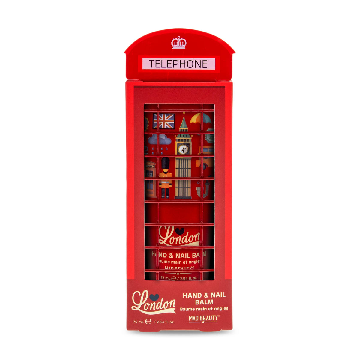 Hand & Nail Balm 75 ml - Fresh Wildflower Fragrance with London Icons