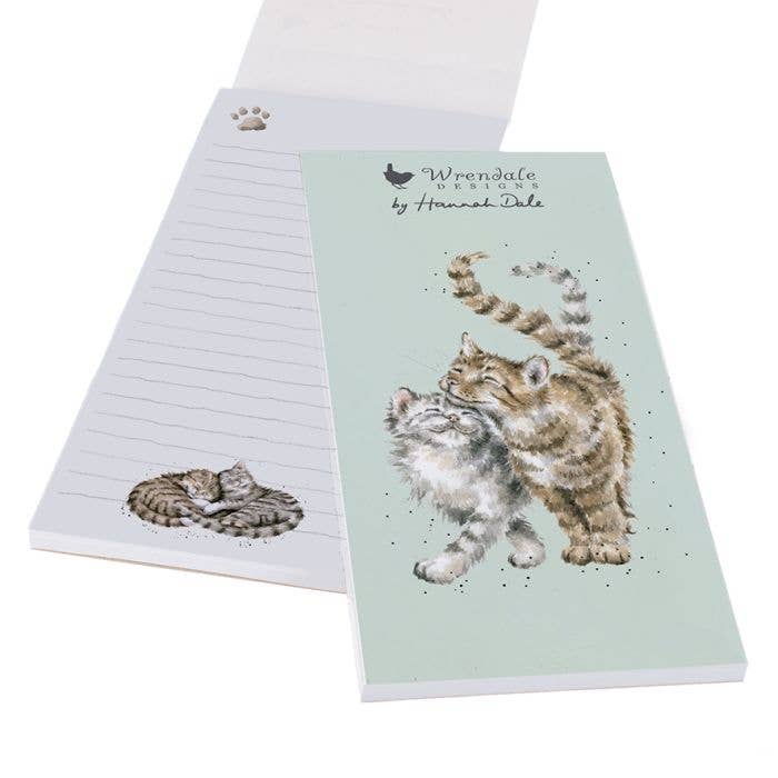 Shopping List Notepad (Magnetic) - Feline Good Cats