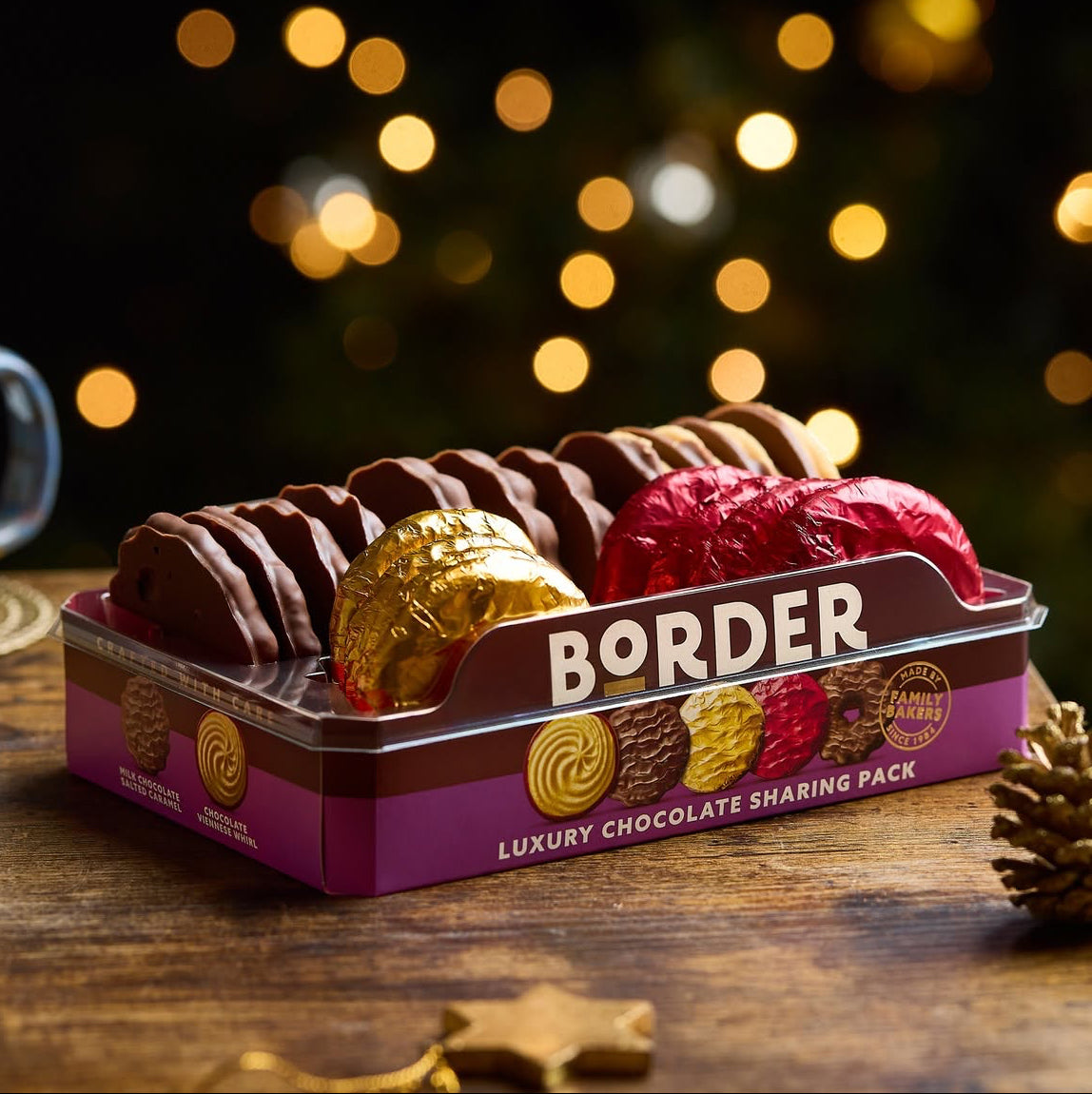 Border Luxury Chocolate Biscuits 365g