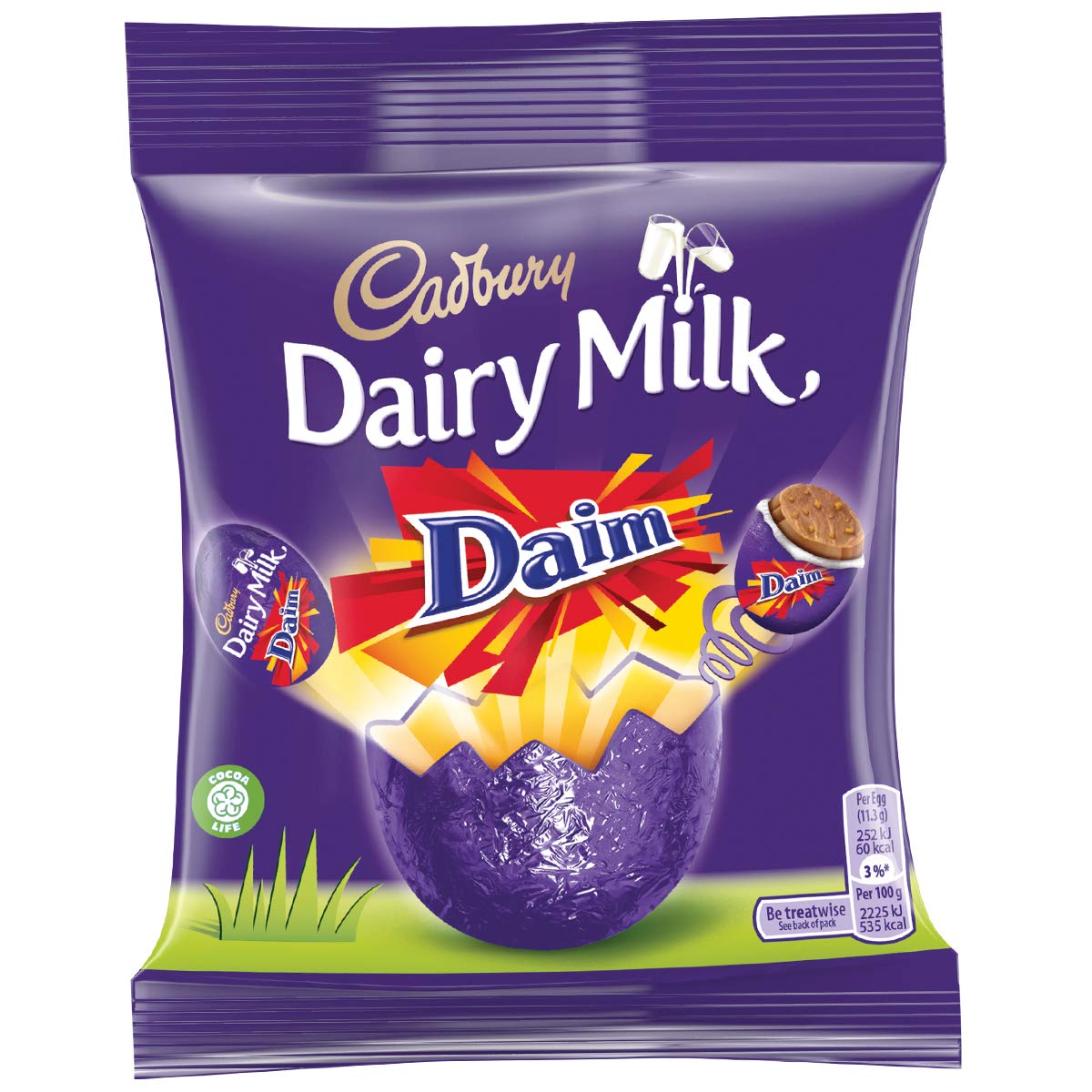Cadbury Daim Mini Eggs 77g (best before 31/07/26)
