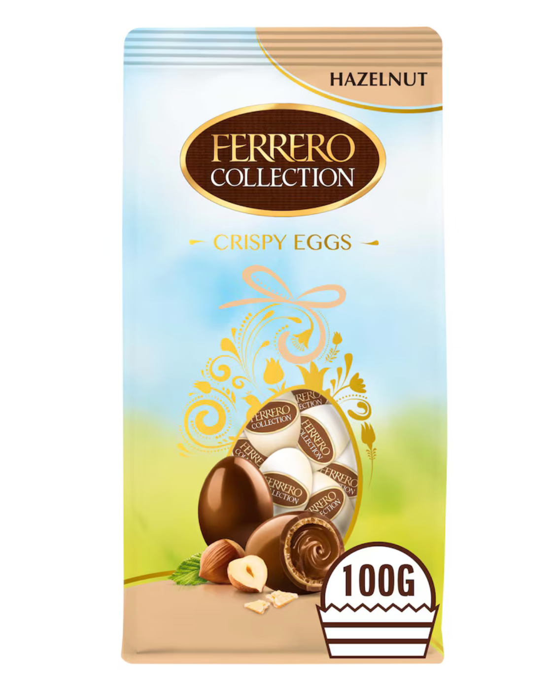 Ferrero Rocher Mini Eggs Hazelnut 100g (Best Before 6th Aug 2026)