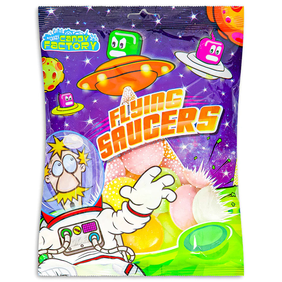 Crazy Candy Factory Flying Saucers 33g