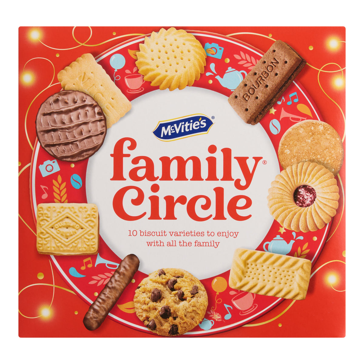McVitie's Family Circle Biscuit Selection Carton 400g