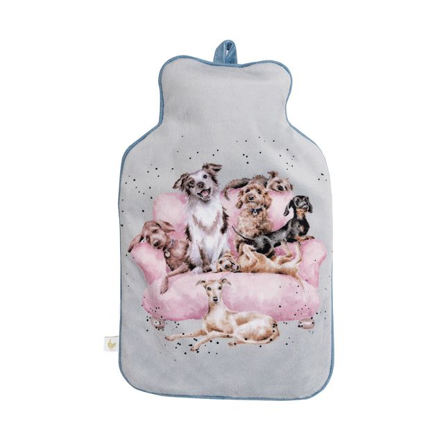 Hot Water Bottle - A Dog's Life Design