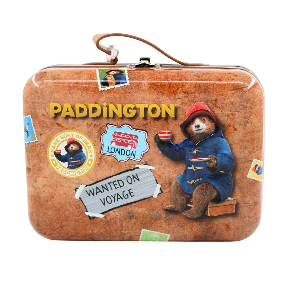 Paddington Bear English Breakfast Tea Bags with Shortbread Biscuits Tin 275g