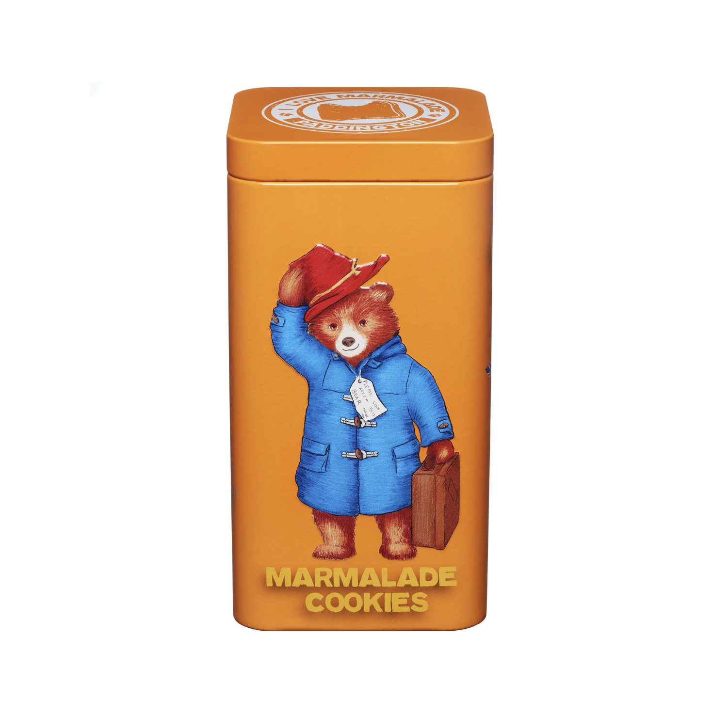 Paddington Bear Tin with Orange Marmalade Cookies 100g