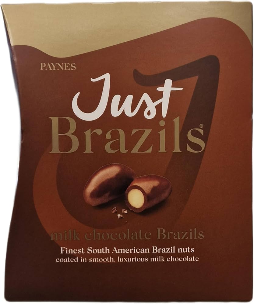 Paynes Just Brazil's Milk Chocolate Brazil's 150g