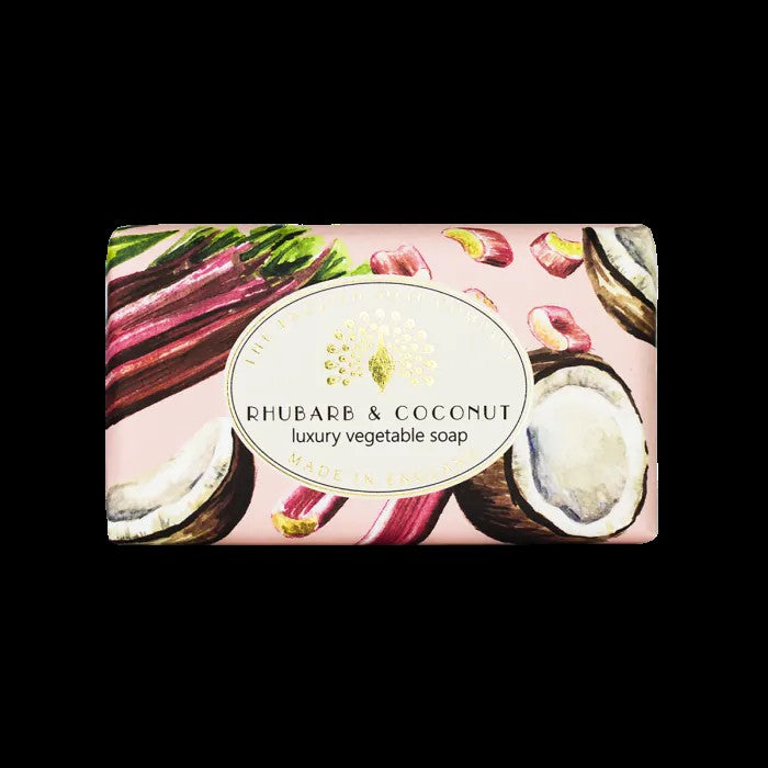 Luxury Soap Bar 190g - Heritage Collection Rhubarb & Coconut
