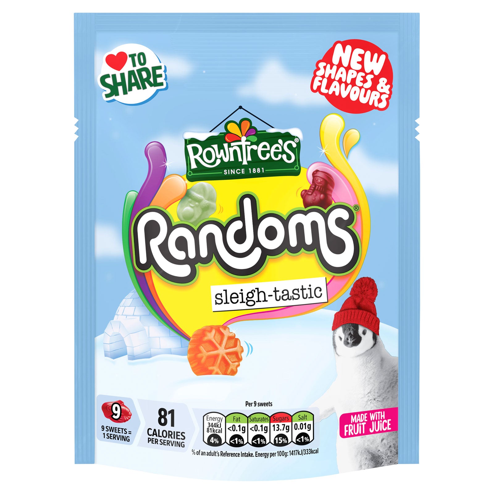Rowntree's Randoms Festives 130g