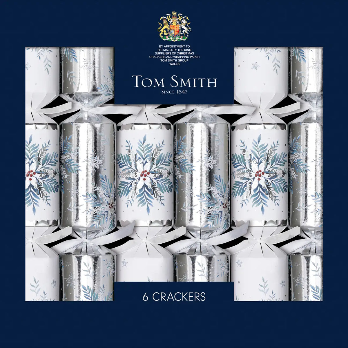 Tom Smith Gentle Snowfall Premium Crackers (6 x 14")