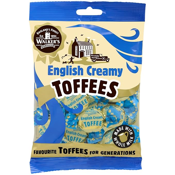 Walker's Nonsuch English Creamy Toffees 150g