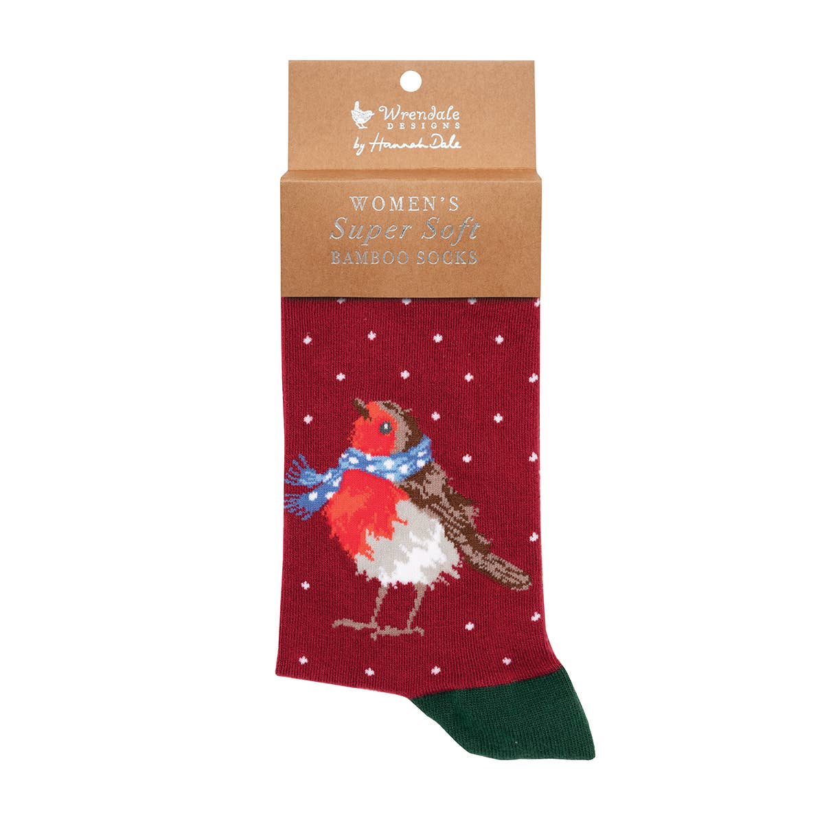 Robin Christmas Socks - Season's Tweetings Fair Isle