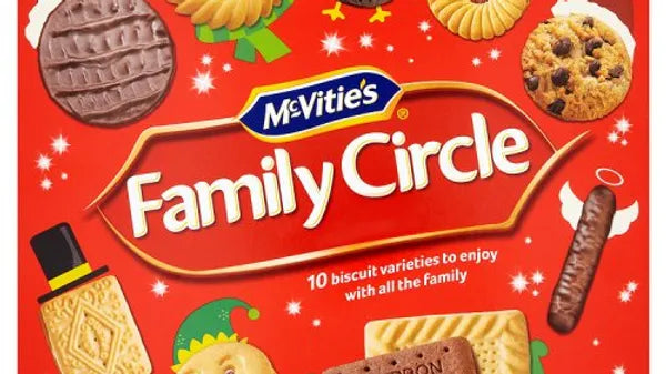 10 biscuit varieties to enjoy with all the family. Rich highland shorties, milk chocolate digestives, custard creams, choc chip cookies, shortcake, jam sandwich creams, milk chocolate fingers, crunchy oat, nice, bourbon creams