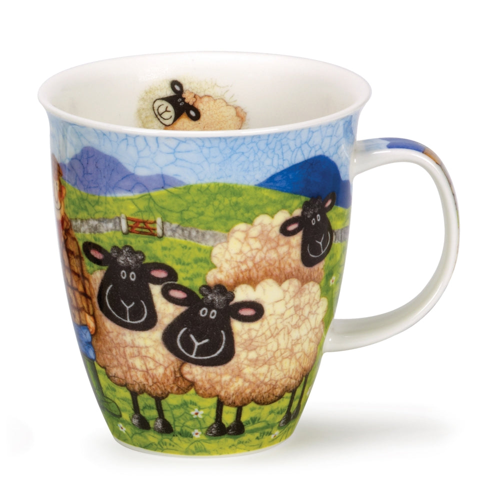 Dunoon Nevis Sheepies Farmer Mug 16 oz