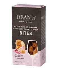 Dean's Mature Cheddar & Onion Bites 100g