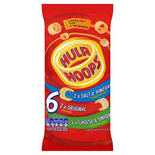 Hula Hoops Assorted 6 Pack 144g