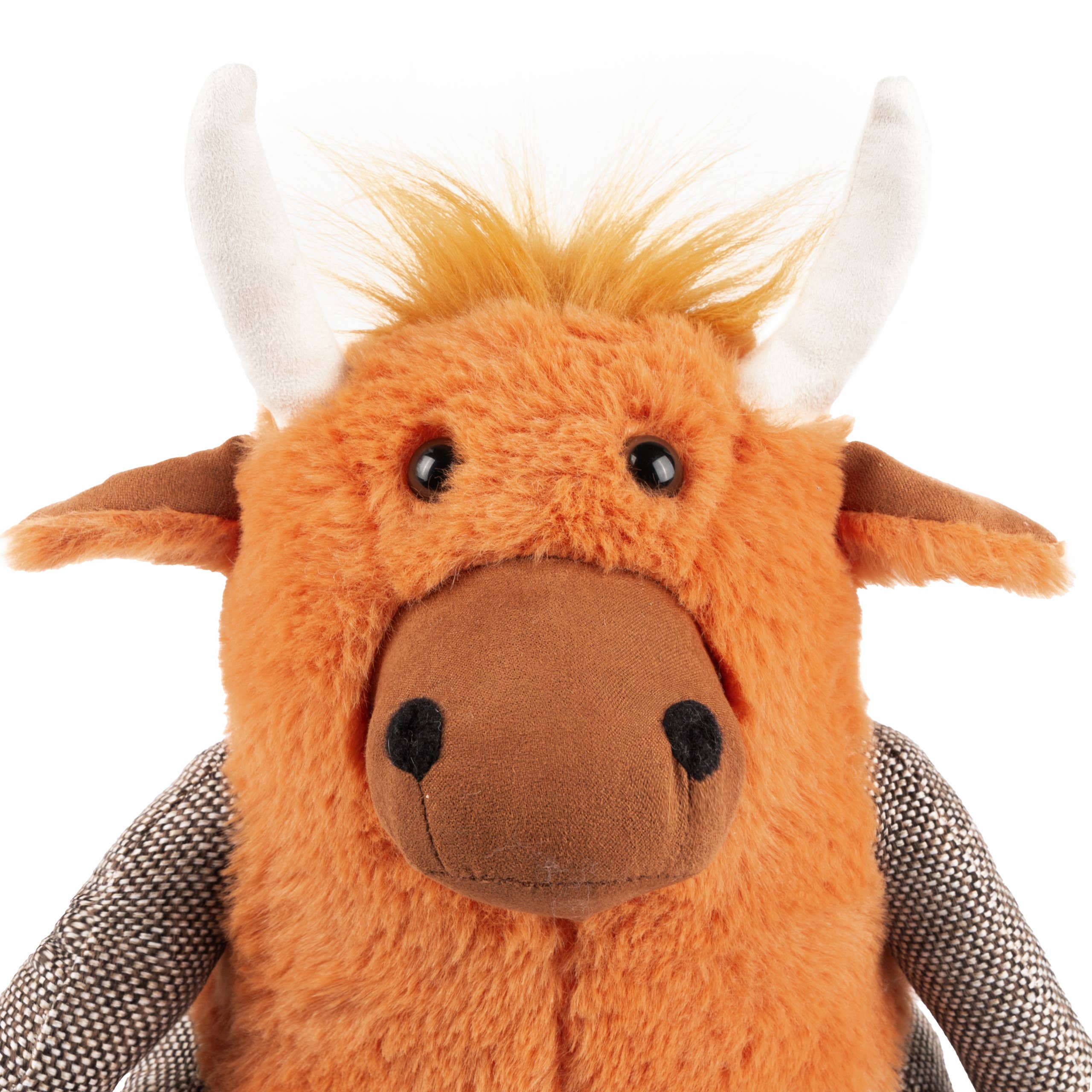 Door Stop - Angus Highland Cow Ginger - Size - 8" x 7' x 11"