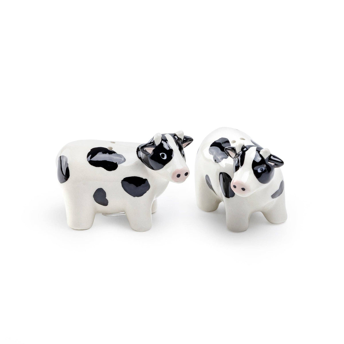 Salt & Pepper Shaker Set - Farmhouse Cow Ceramic