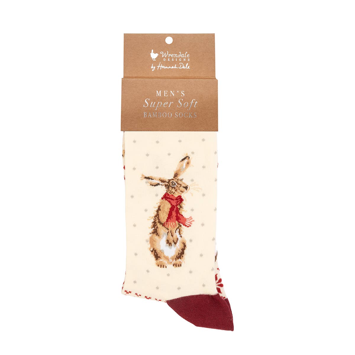 Hare Mens Christmas Sock Winter Hare