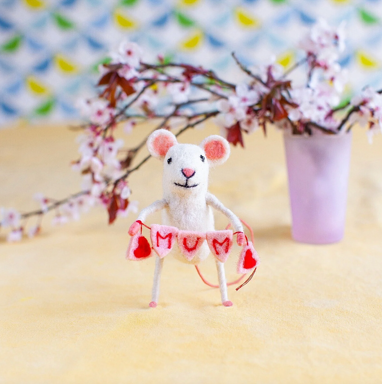 Felt Mouse - Mum Bunting