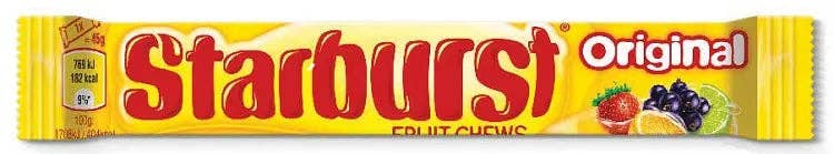Starburst Original Fruit Chews 45g