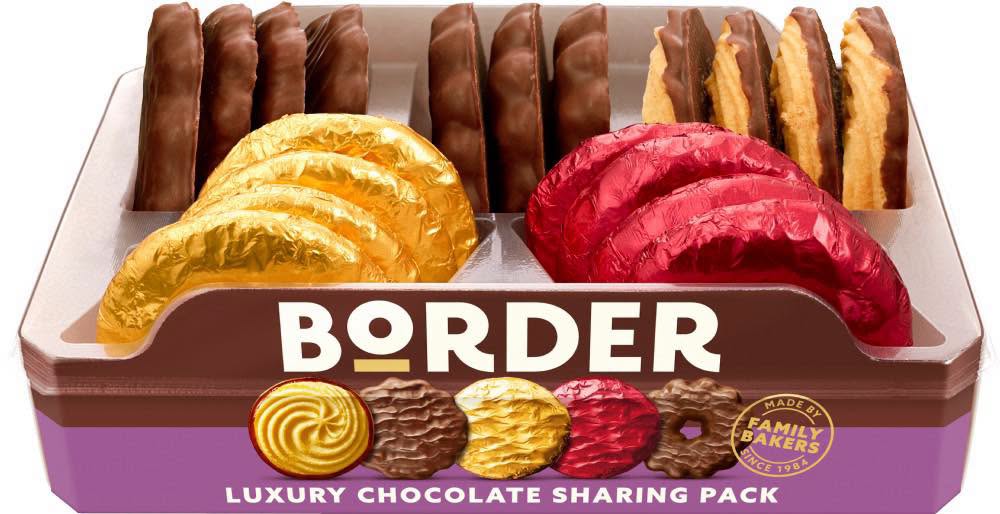 Border Luxury Chocolate Biscuits 365g