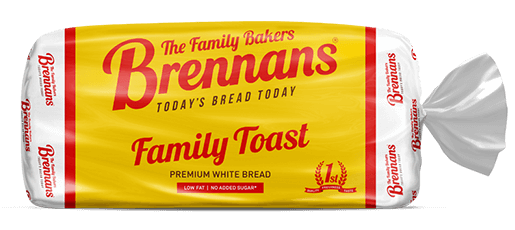 Brennans Family Toast White Bread 800g (1.5lb Ship Weight) *Limit 1 per order*