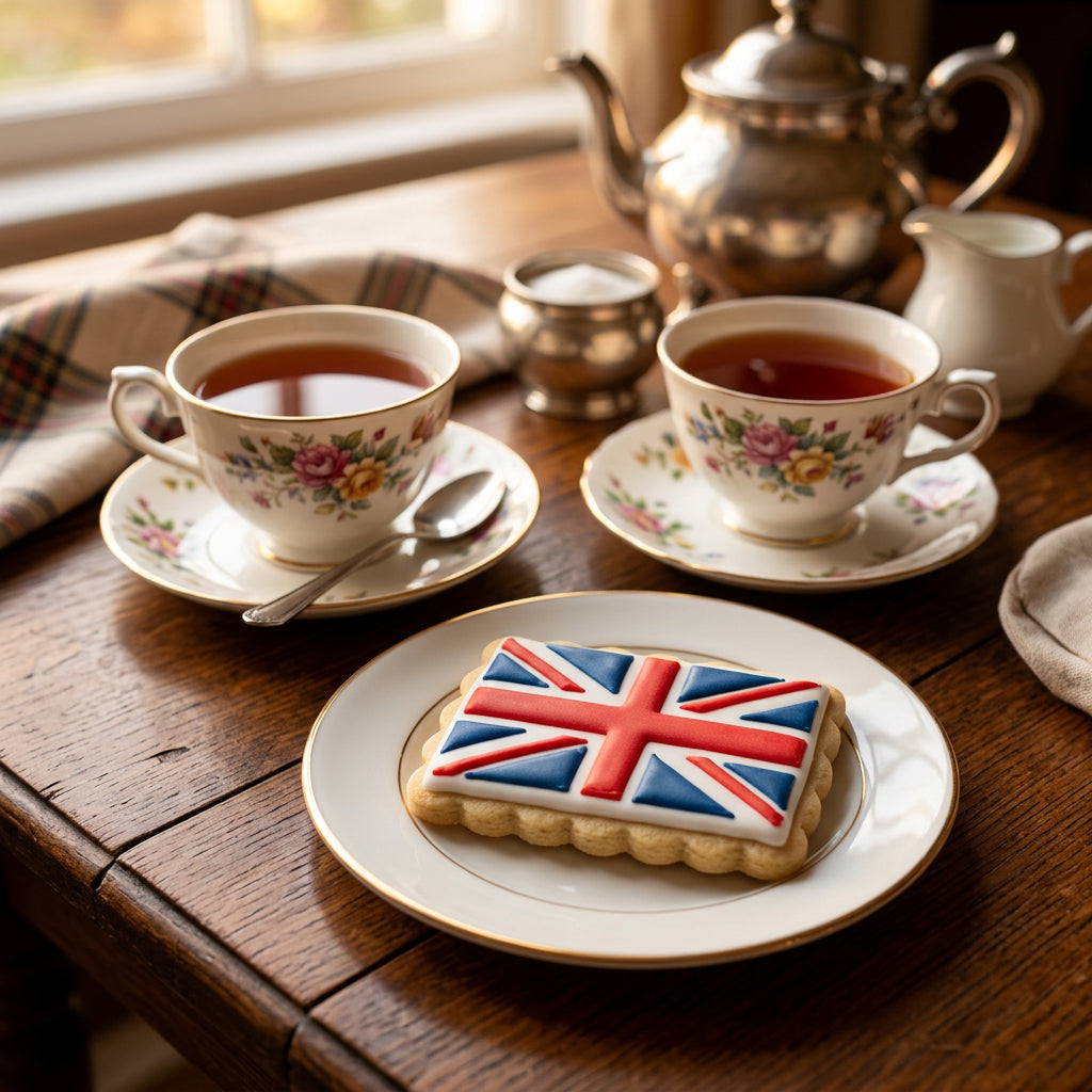 Union Jack Shortbread Approx Size 4" x 3"