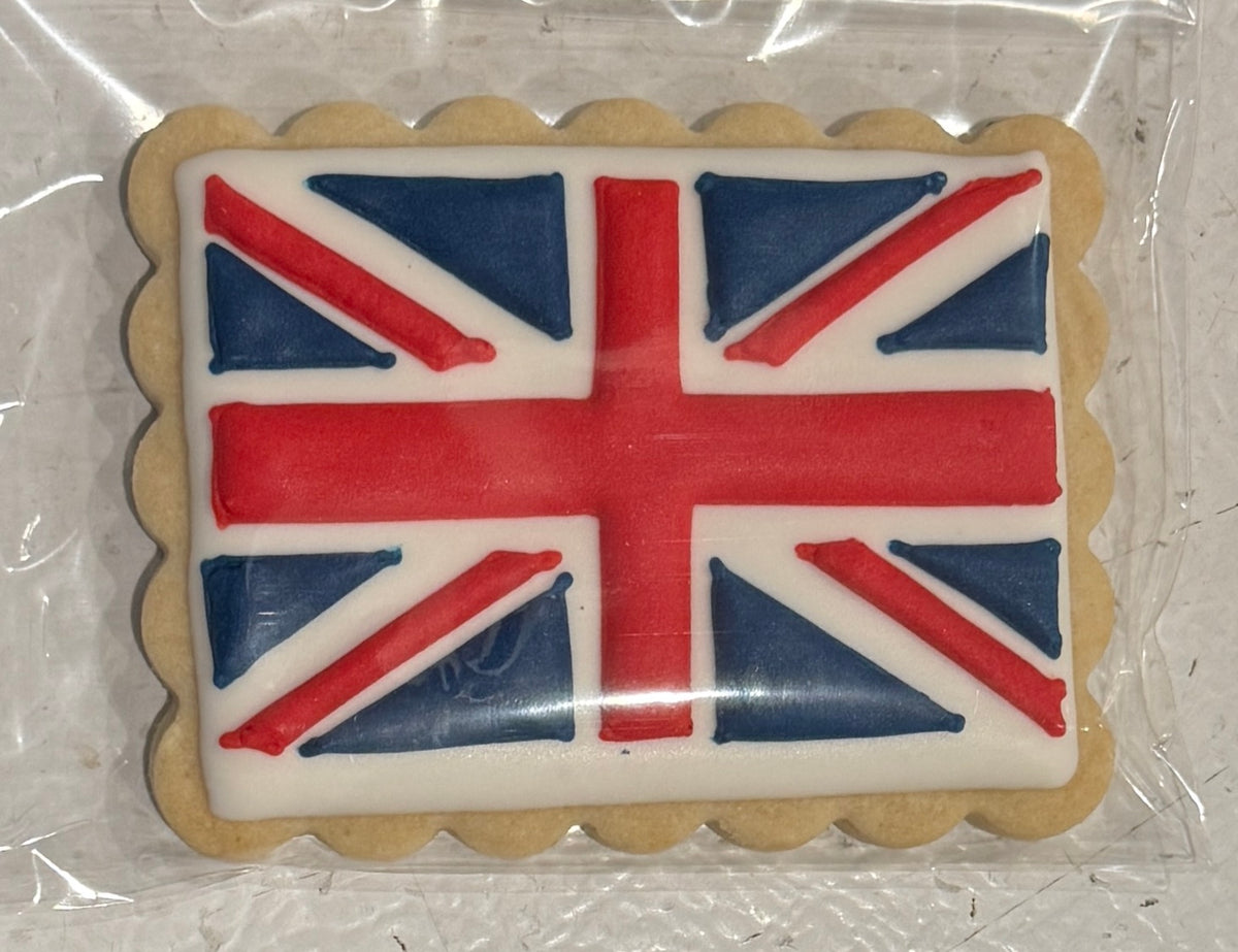 Union Jack Shortbread Approx Size 4" x 3"