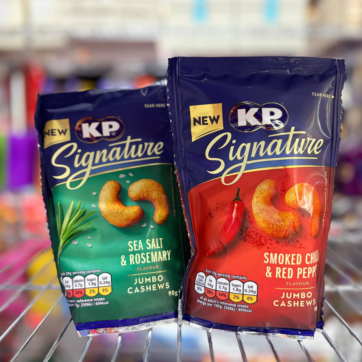KP Signature Smoked Chilli & Red Pepper Flavour Jumbo Cashews 90g