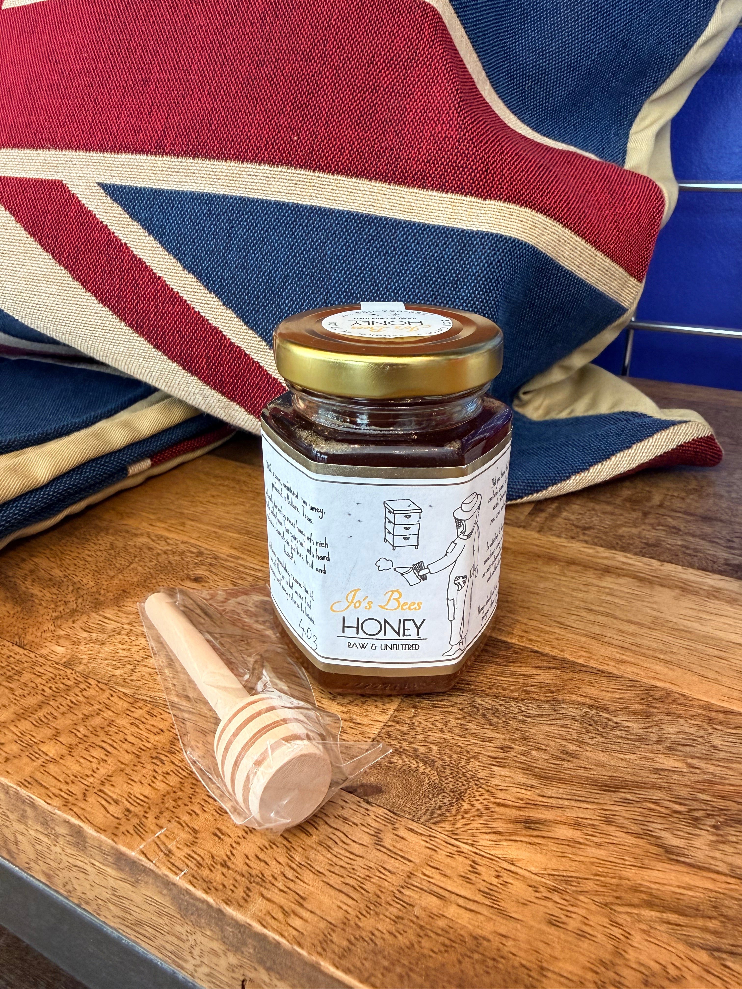 Jo's Bees Honey Raw & Unfiltered  4oz (113g)
