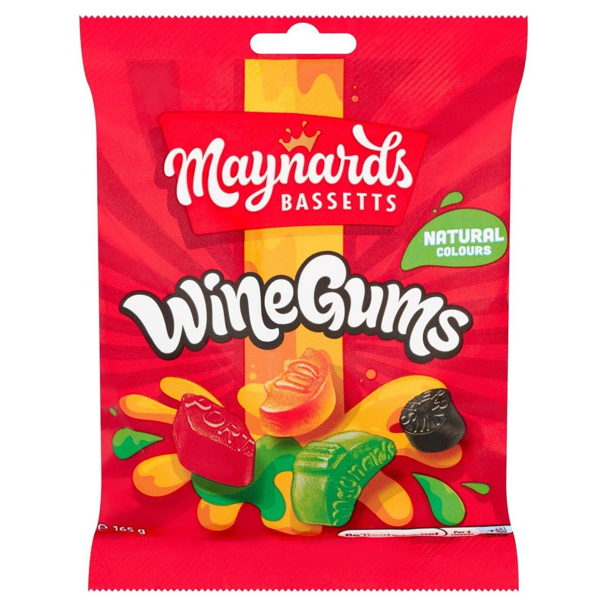 Maynards Bassetts Wine Gums 165g