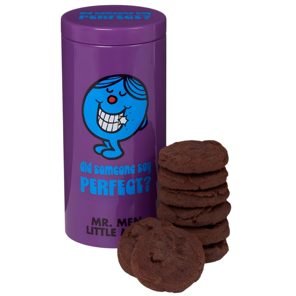 Mr. Men Mr Perfect Chocolate Brownie Cookie Tins 100g
