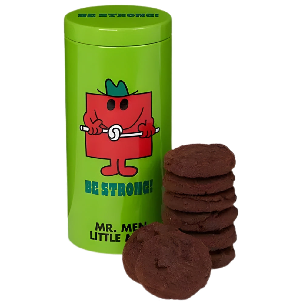 Mr. Men Mr Strong Chocolate Brownie Cookie Tins 100g