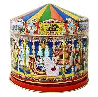 Churchills Vanilla Fudge in Metal Tin Carousel 300g