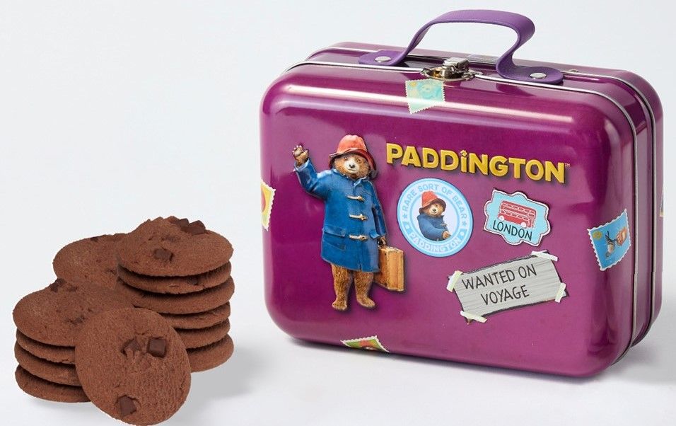 Paddington Bear Orange Marmalade Chocolate Chunks Cookie Tin 300g