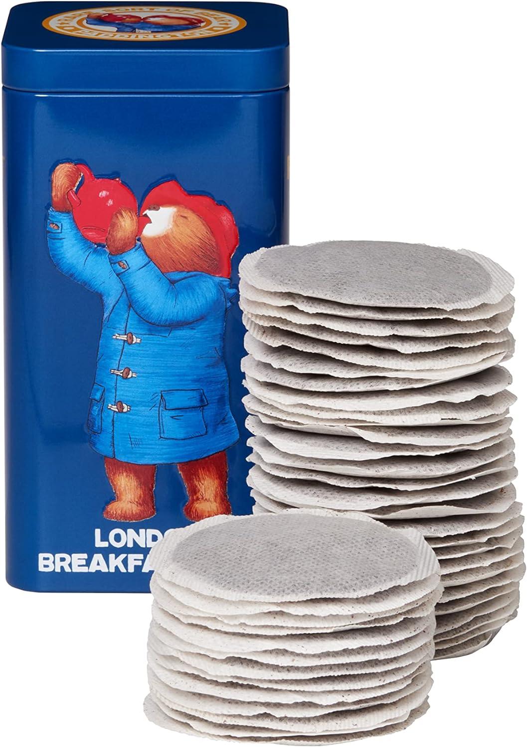 Paddington Bear Tin with London Breakfast Tea Bags 125g