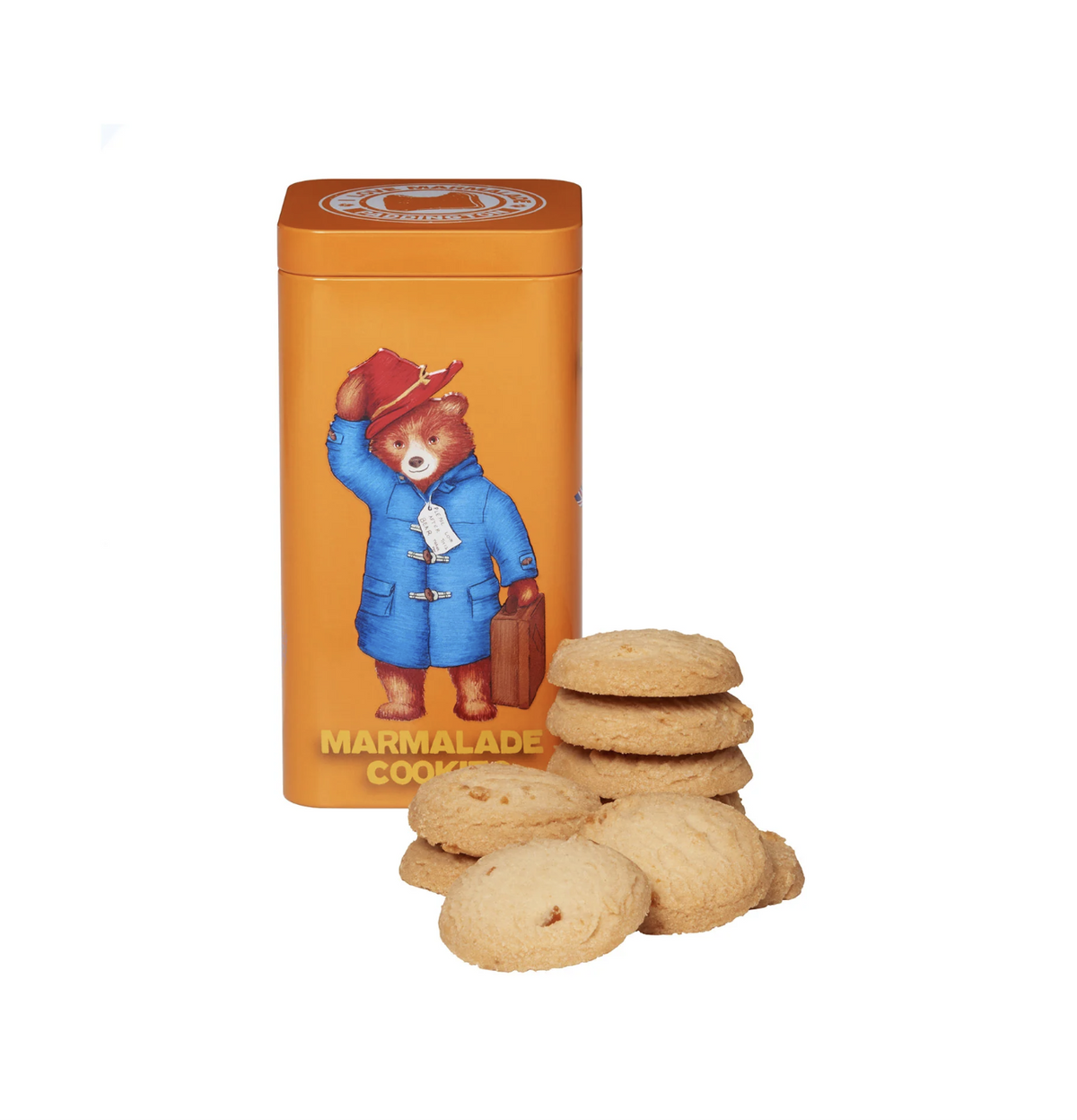 Paddington Bear Tin with Orange  Marmalade Cookies 100g