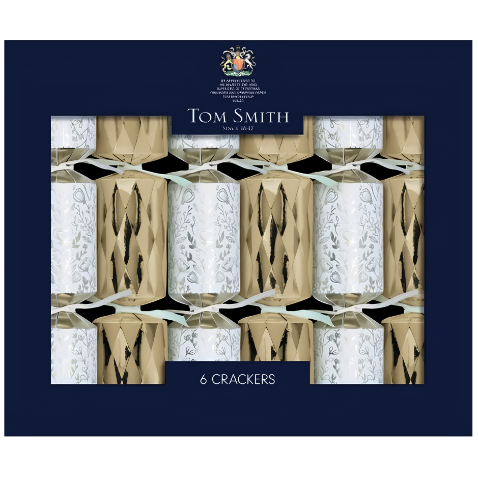 Tom Smith Gold Luxury Tree Crackers (6 x 8")