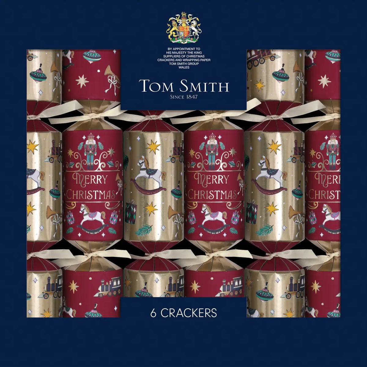Tom Smith Toy Box Traditions Premium Crackers (6 x 14")