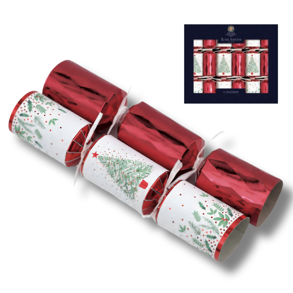Tom Smith Traditional Luxury Tree Crackers (6 x 8")