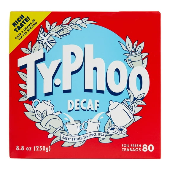Typhoo Decaf 80 Teabags 250g
