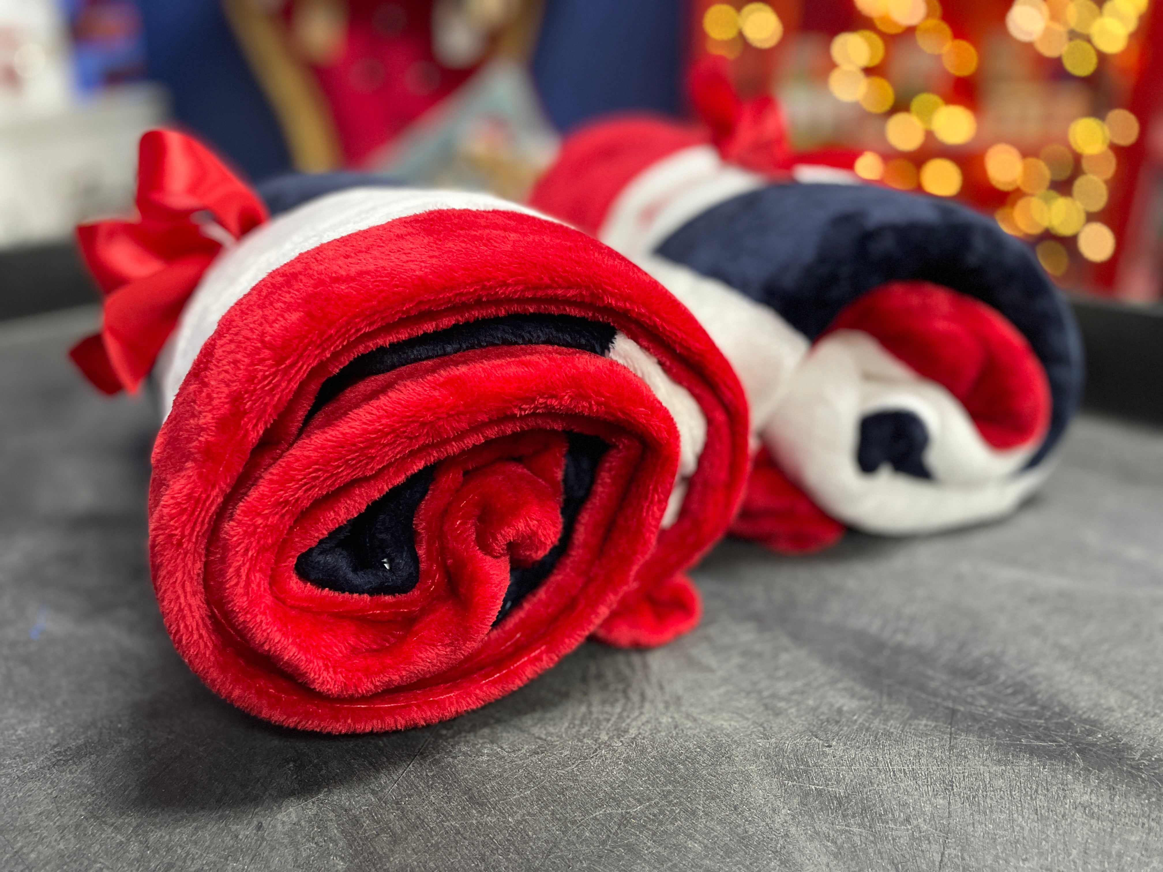 Throw - UK Union Jack Flag Fleece Throw 59 x 71" (Colour is distressed)
