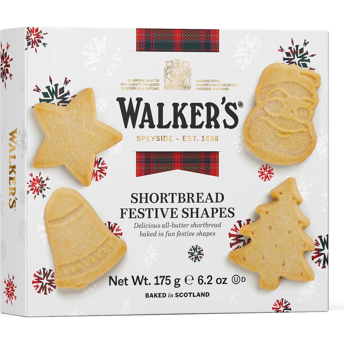 Walker's Shortbread Festive Shapes 175g