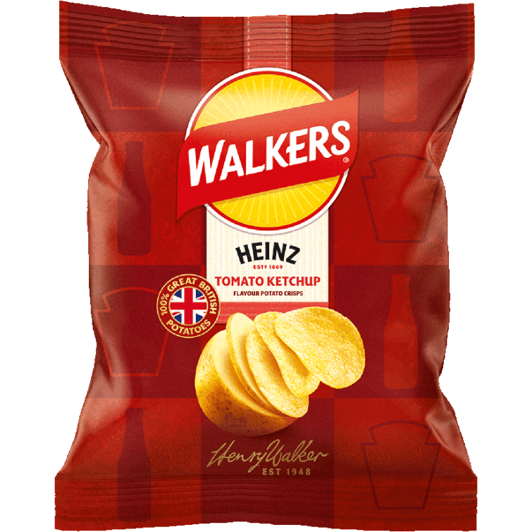 Walkers Tomato Ketchup Crisps 45g