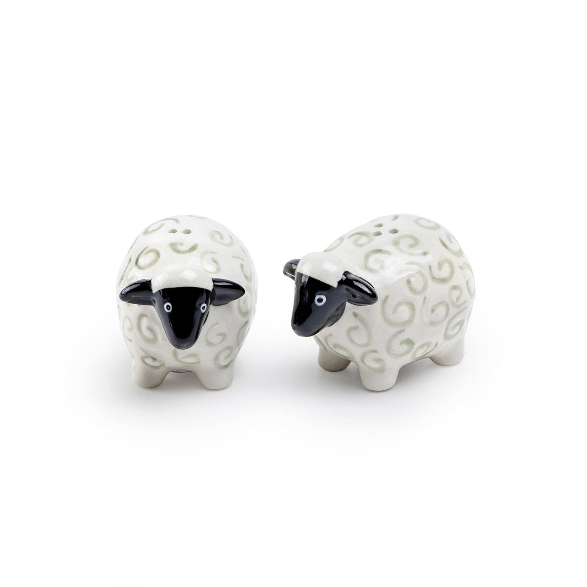 Salt & Pepper Shaker Set - Farmhouse Sheep Ceramic