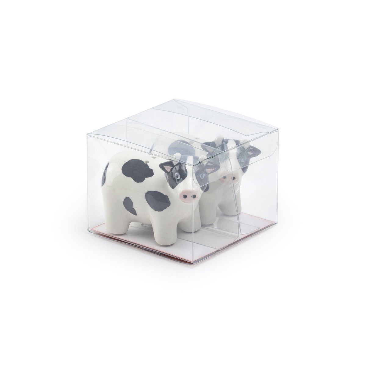 Salt & Pepper Shaker Set - Farmhouse Cow Ceramic
