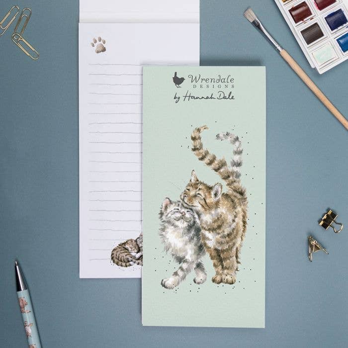 Shopping List Notepad (Magnetic) - Feline Good Cats