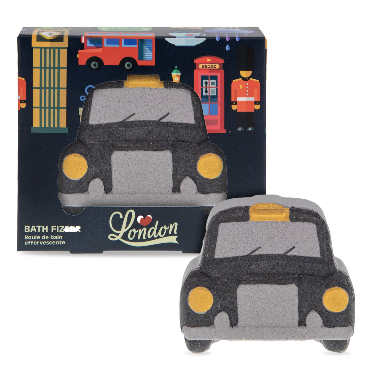 Bath Fizzer London Taxi - Wildflower Fragrance 150g