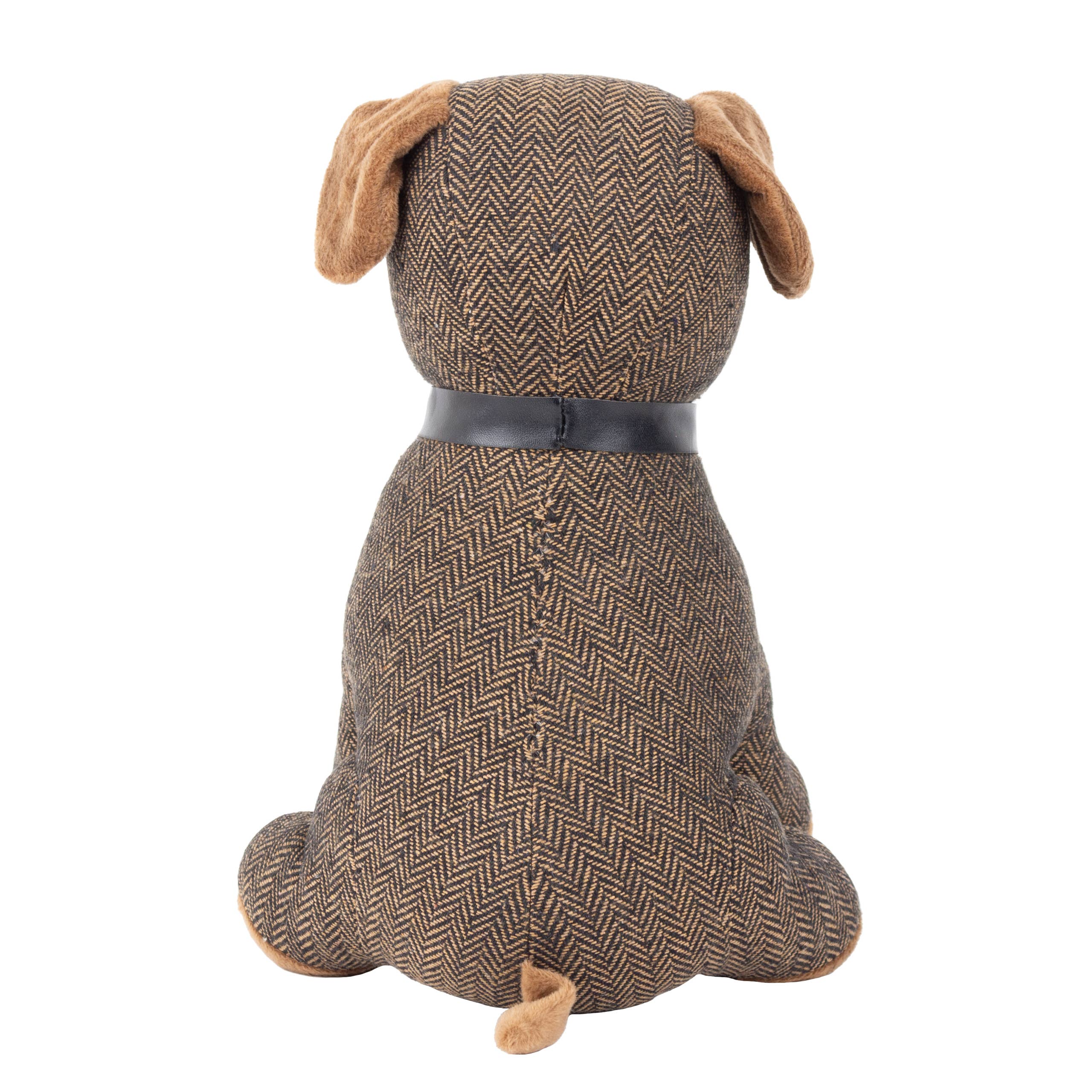 Door Stop - Boston Herringbone Brown (10" x 7" approx)